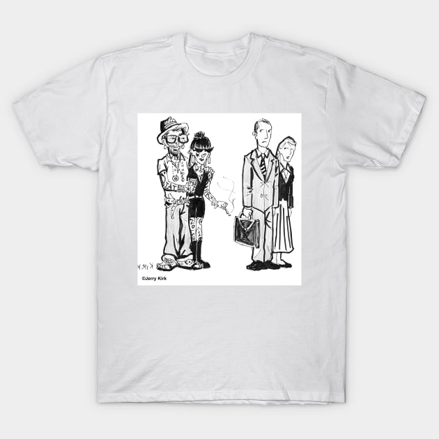 'Fear of Hipsters' T-Shirt by jerrykirk